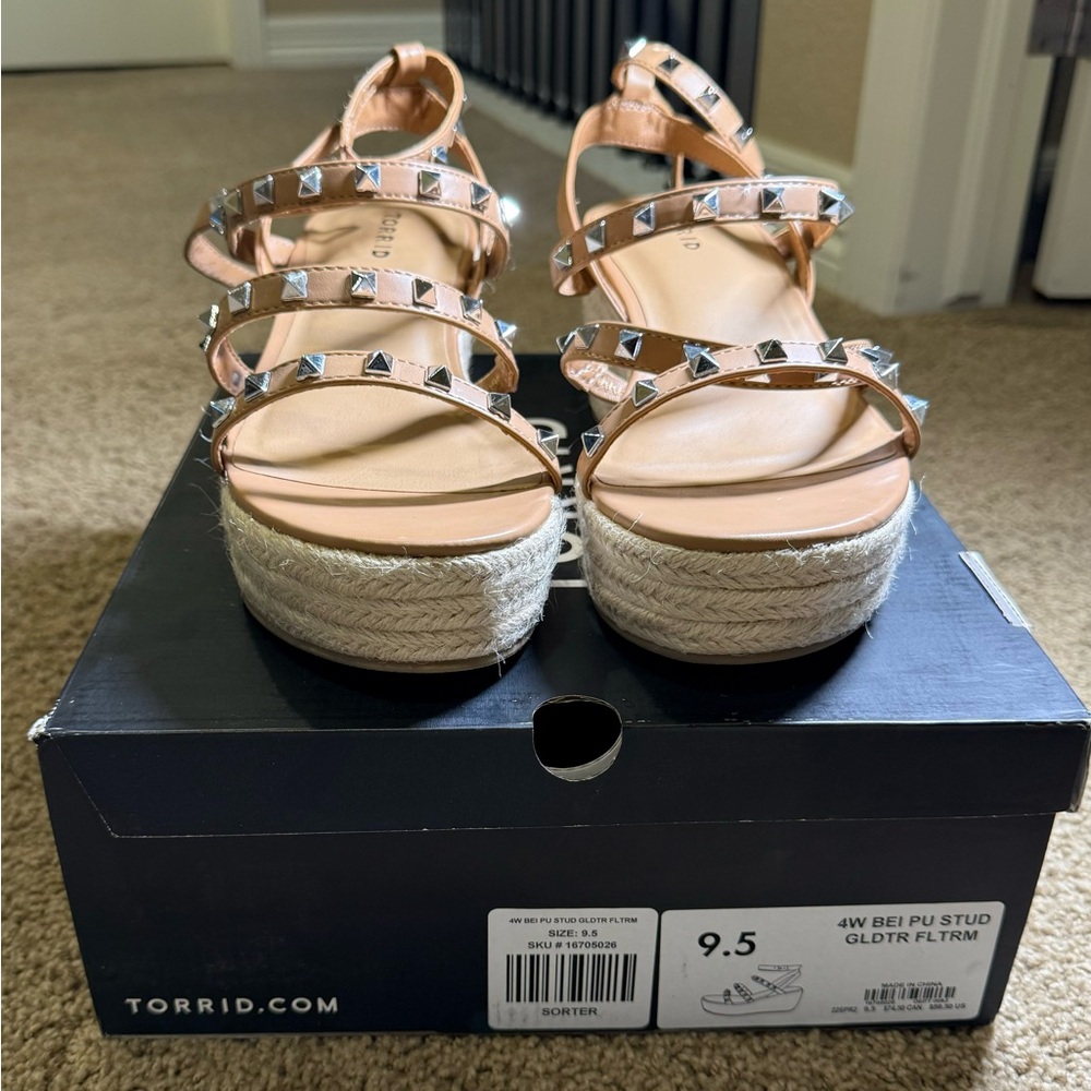 Brand new woman’s torrid stud sandals